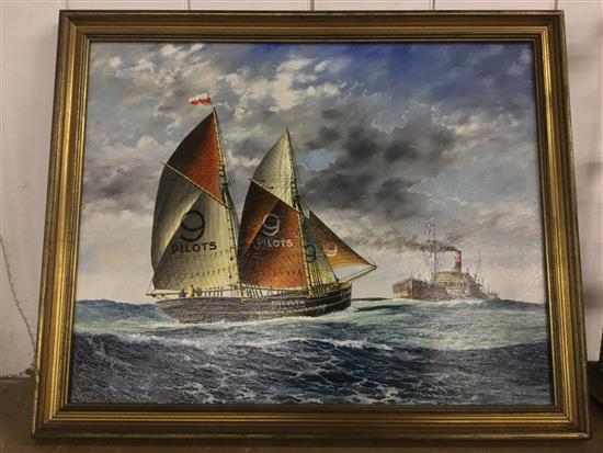 Peter Leath seascape, Liverpool